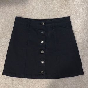Forever 21 button down denim skirt